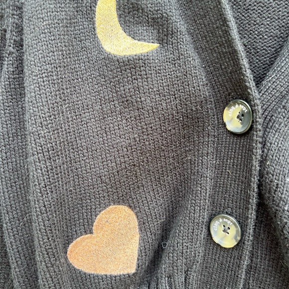 Cinq a Sept Woman Morgan Embroidered Cardigan Black Small - Picture 3 of 5